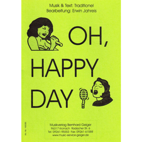 Oh happy day - Singstimmen  für gemischten Chor