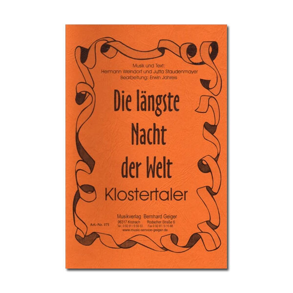 Die längste Nacht der Welt - Klostertaler (Concert...