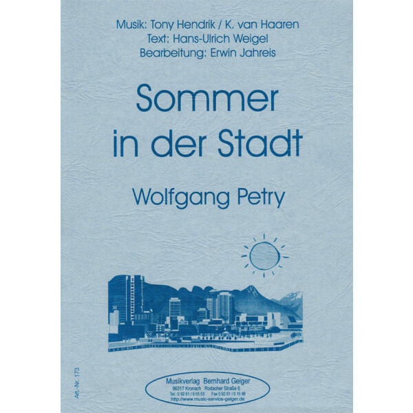 Sommer in der Stadt - W. Petry