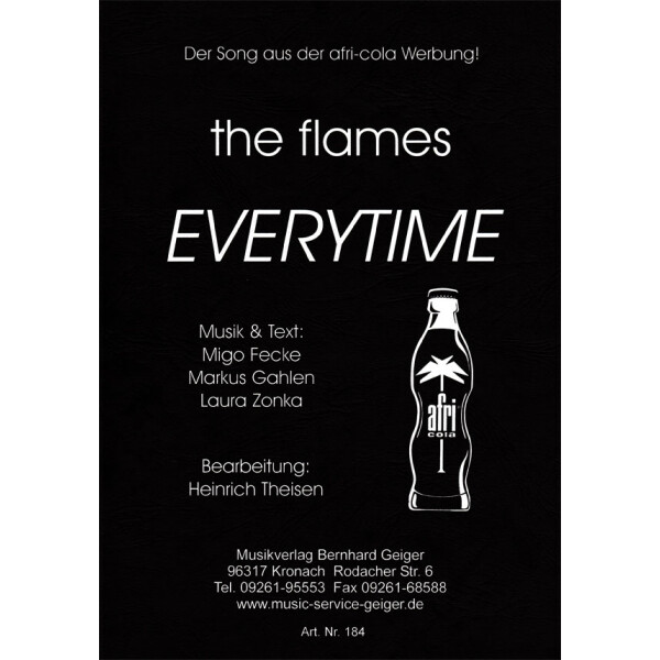 Everytime (Afri-Cola-Song) - The Flames (Blasmusik)