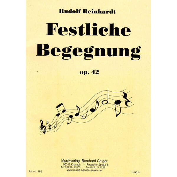 Festliche Begegnung (Blasmusik)