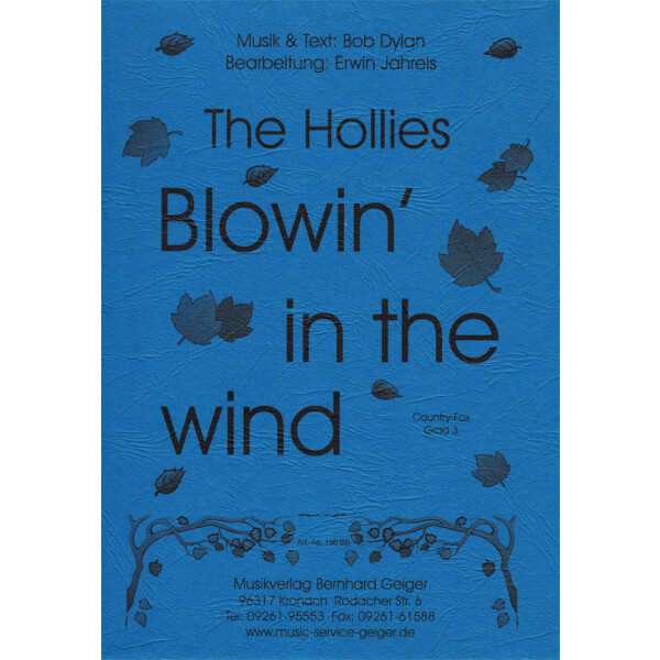 Blowin in the wind - The Hollies (Blasmusik)