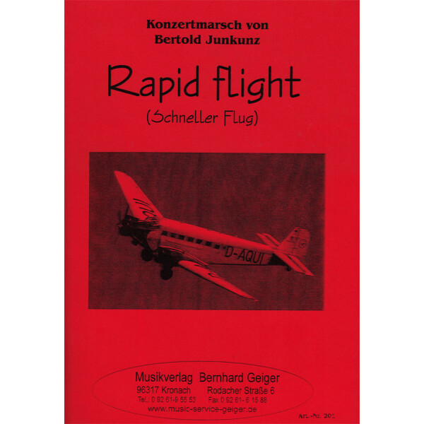 Rapid Flight - Marsch (Kleine Blasmusik)