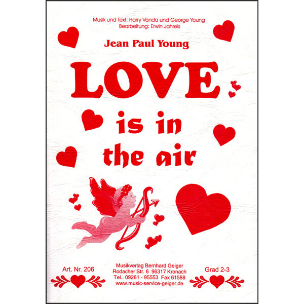 Love is in the air - J.P. Young (Blasmusik)