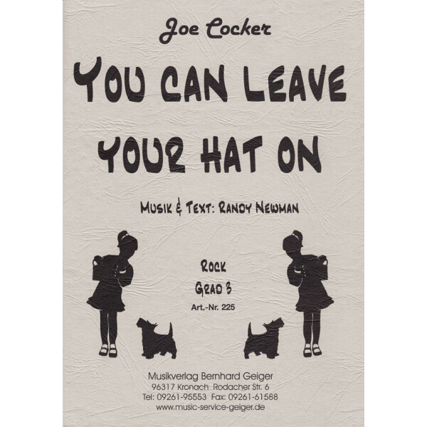 You can leave your hat on - Joe Cocker (Blasmusik)