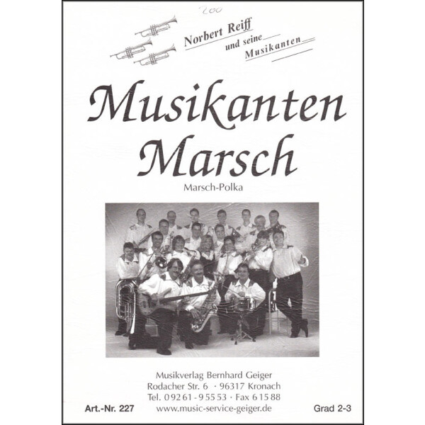 Musikanten Marsch (Marsch-Polka) (Norbert Reiff)