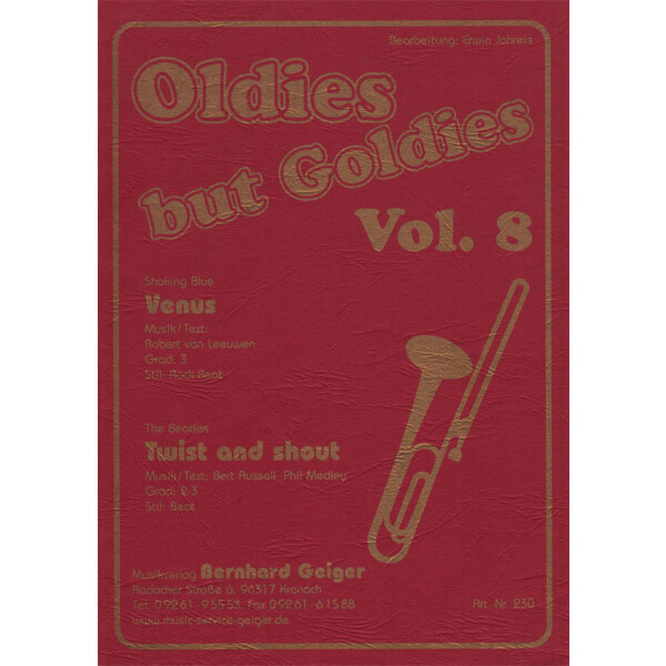 Oldies but Goldies Vol. 8 - Venus + Twist and Shout (Blasmusik)