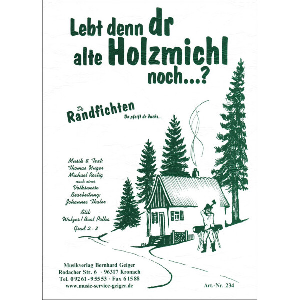 Lebt denn dr alte Holzmichl noch...? Klavierbegleitung...