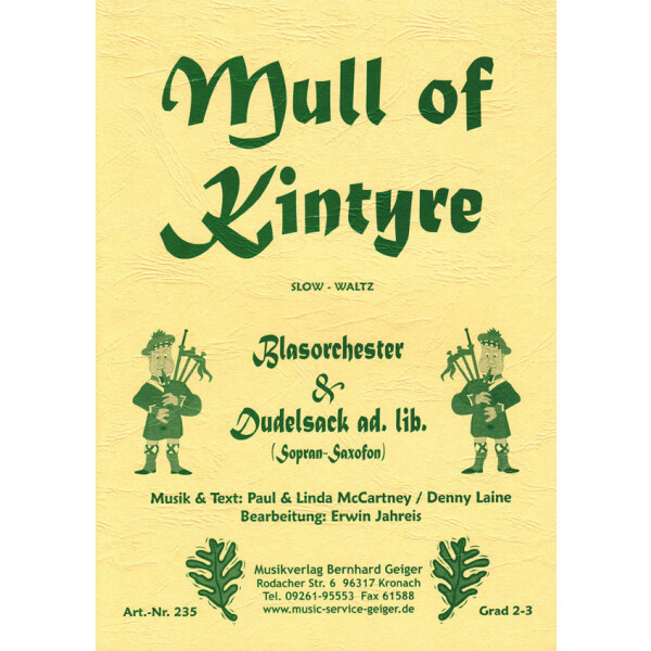 Mull of Kintyre - Paul Mc Cartney (Blasmusik)