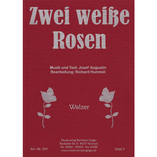 Zwei weiße Rosen - Waltz