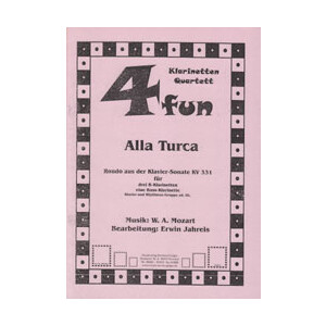 Rondo Alla Turca - W.A. Mozart - Klarinetten-Quartett