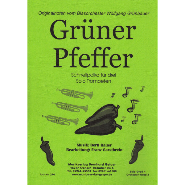 Grüner Pfeffer - Trompetensolo (Blasmusik)