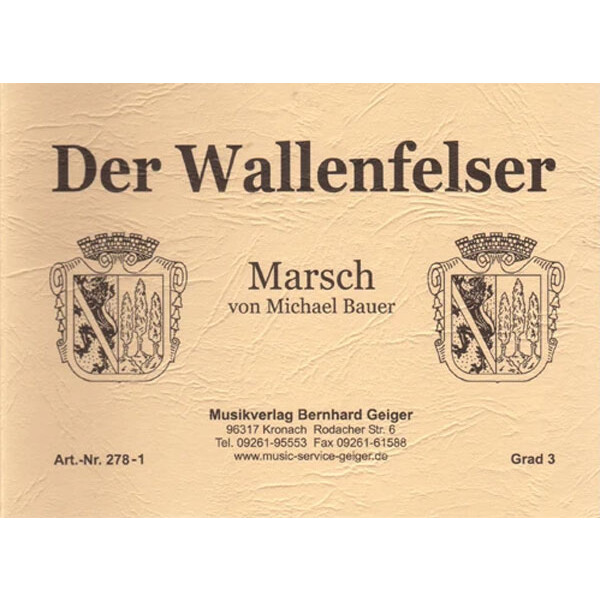 Der Wallenfelser - Marsch-Format (Blasmusik)