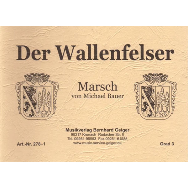Der Wallenfelser - Marsch-Format