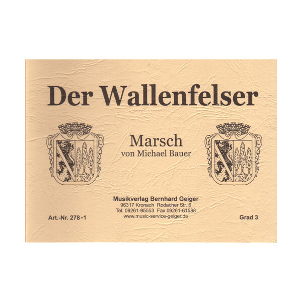 Der Wallenfelser - Marsch-Format