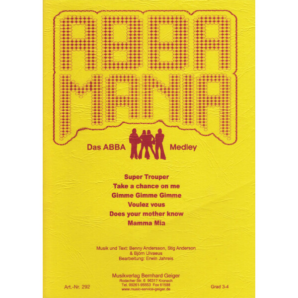 ABBA MANIA - Abba-Medley