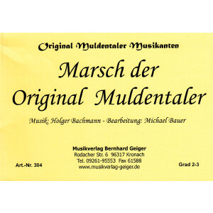 Marsch der Original Muldentaler (Blasmusik)
