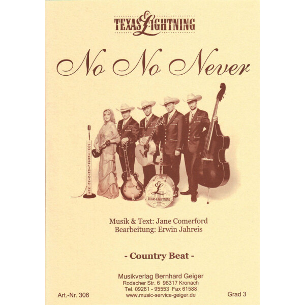 No No Never - Texas Lightning, 79,90 €