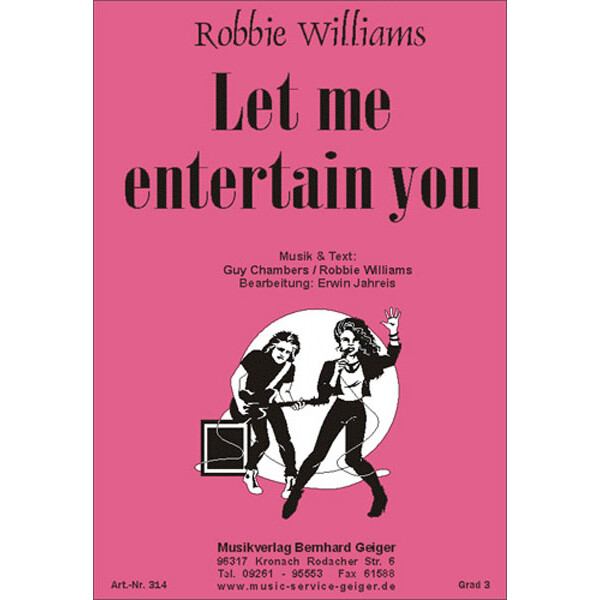 Let me entertain you - Robbie Williams