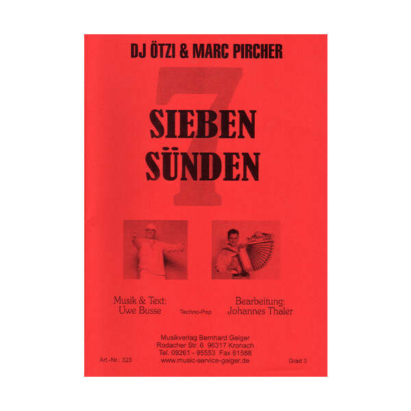 Sieben Sünden - DJ Ötzi u. Marc Pircher