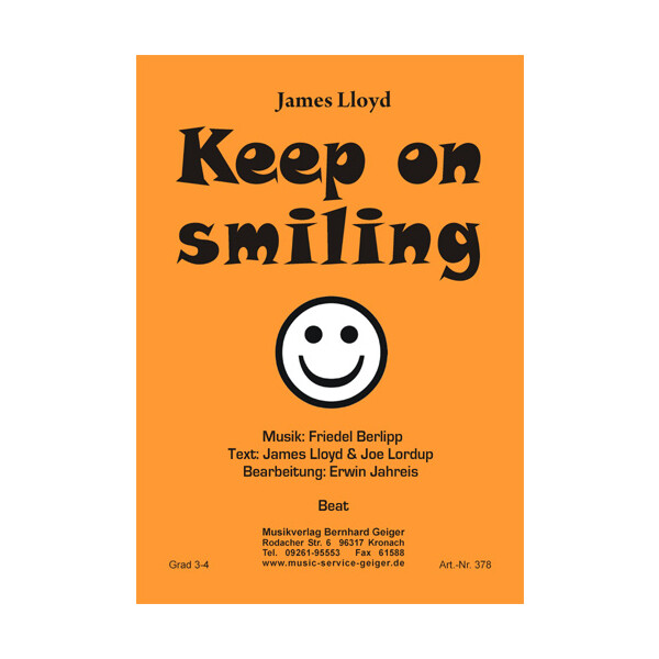 Keep on smiling - James Lloyd