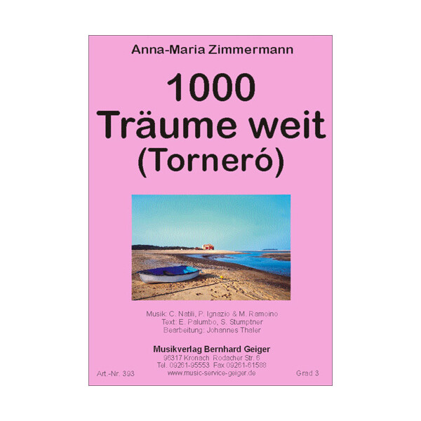 1000 Träume weit (Tornero) - A.-M. Zimmermann
