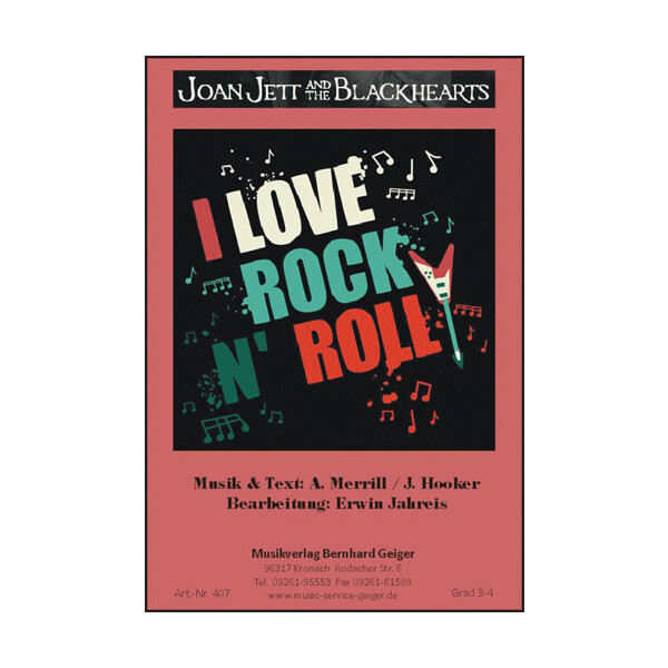 I love Rockn Roll - Joan Jett and the Blackhearts (Blasmusik)