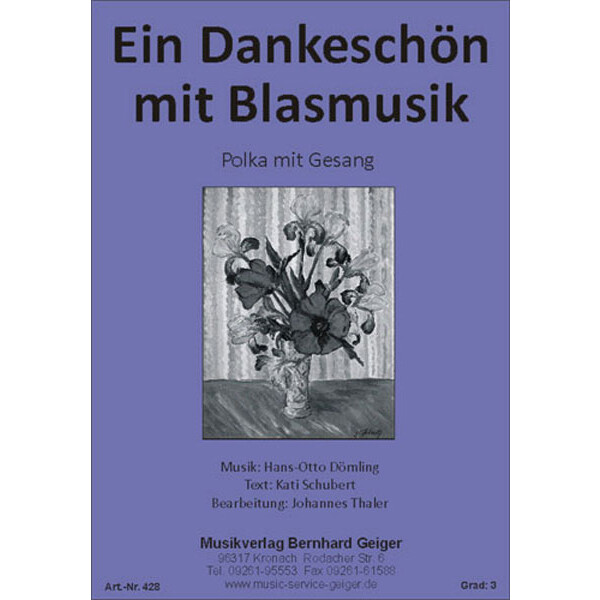 Ein Dankeschön mit Blasmusik (Blasmusik)