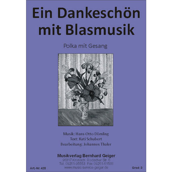 Ein Dankeschön mit Blasmusik
