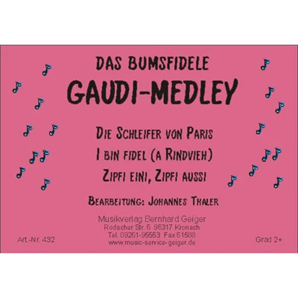 Das bumsfidele Gaudi Medley (Kleine Blasmusik)