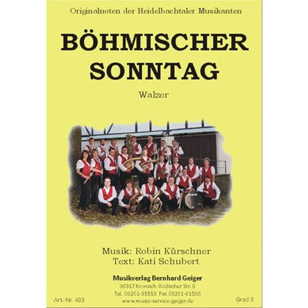 Böhmischer Sonntag - Walzer (Blasmusik)