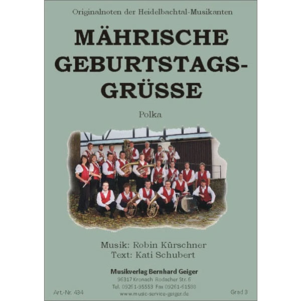 Mährische Geburtstagsgrüße - Polka