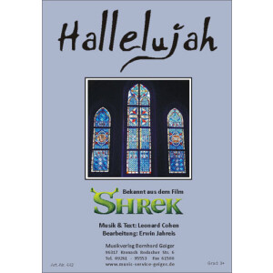 Hallelujah - Shrek / Leonard Cohen - Singing Score