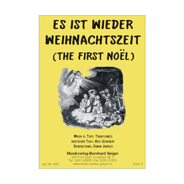 Es ist wieder Weihnachtszeit - The First Noel - Singing...