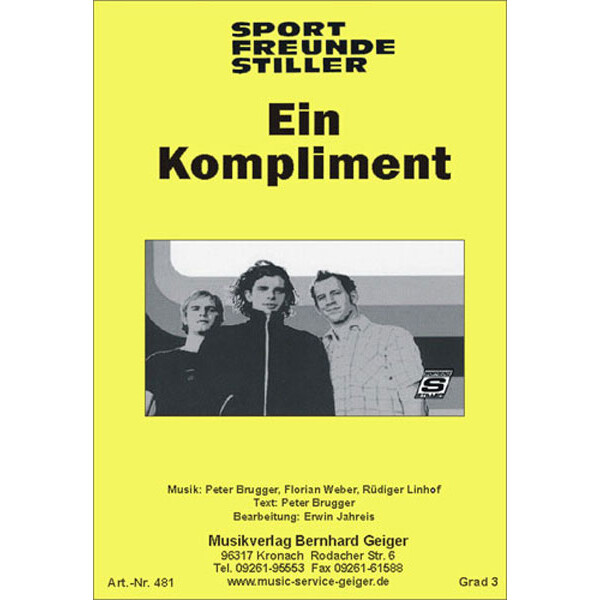 Ein Kompliment - Sportfreunde Stiller (Blasmusik)