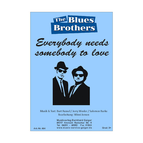 Everybody needs somebody to love - Blues Brothers
