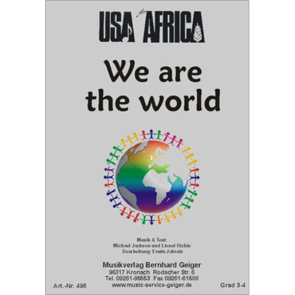 We are the world - USA for Africa (Concert Band)
