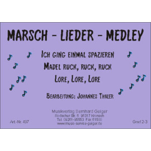 Marsch-Lieder-Medley (Kleine Blasmusik)