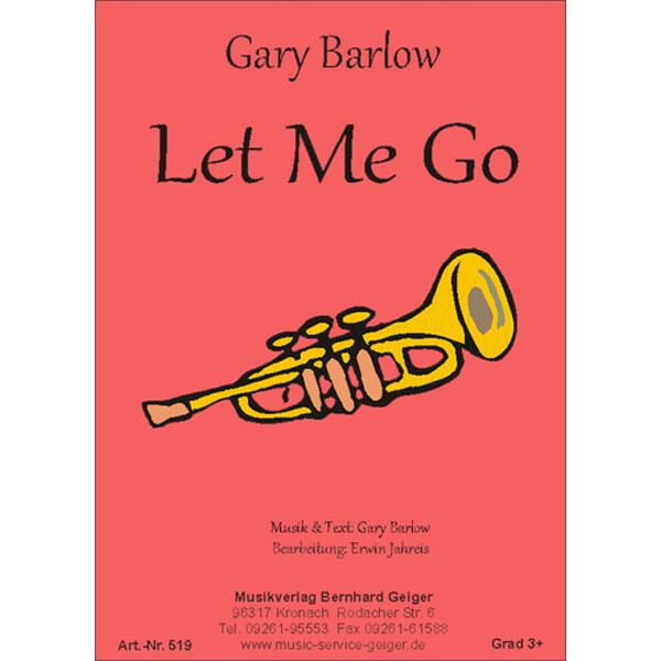 Let me go - Gary Barlow (Blasmusik)