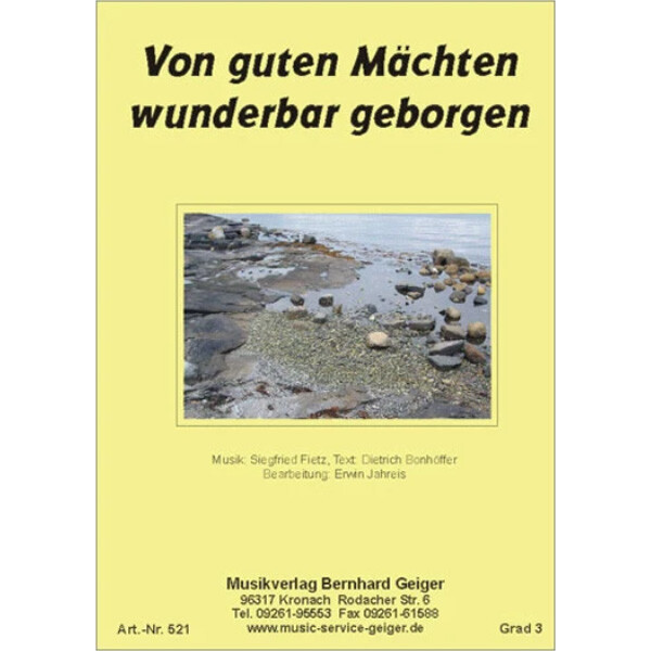 Von guten Mächten wunderbar geborgen (Bigband)