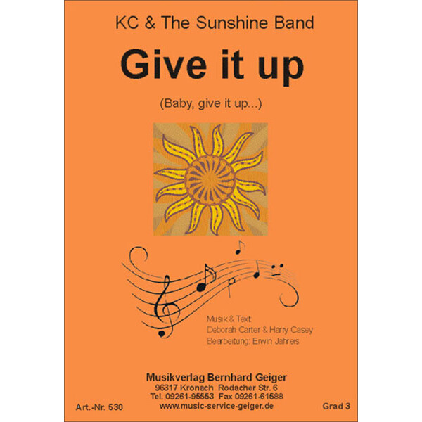 Give it up - KC and the Sunshine Band (Blasmusik)