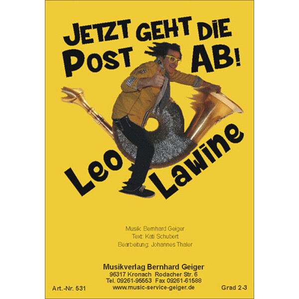 Jetzt geht die Post ab - Leo Lawine (Blasmusik)