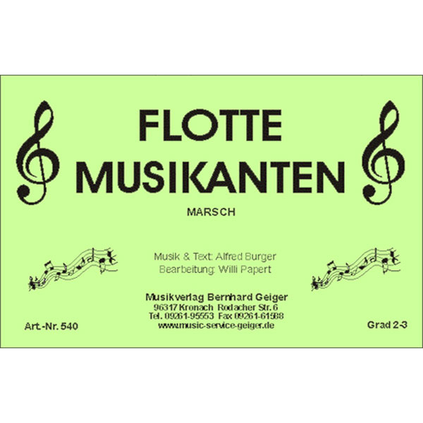 Flotte Musikanten (Marsch)