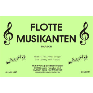Flotte Musikanten (Marsch) (Blasmusik)