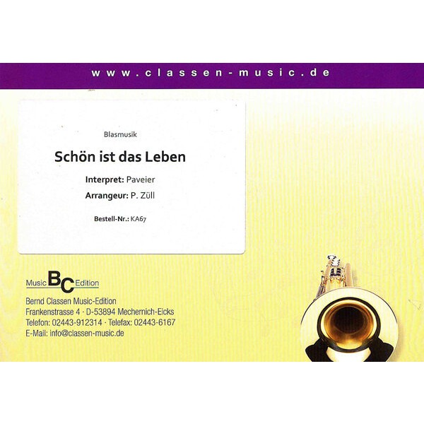 Schön ist das Leben Small Brass Band