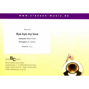 Bye Bye my love - Bläck Fööss Small Brass...