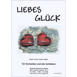 Liebesglück (wedding song) - with 2 parts in b and eb