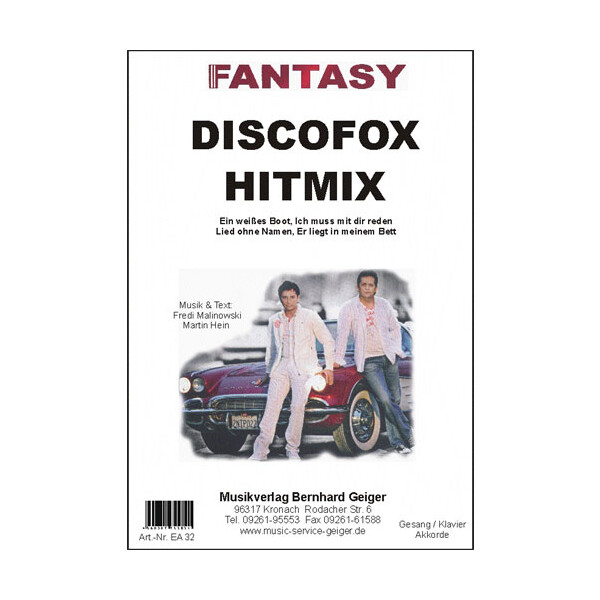 Fantasy Discofox Hitmix - Medley (Einzelausgabe)