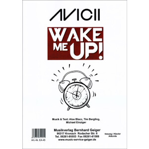 Wake me up - Avicii (Einzelausgabe)
