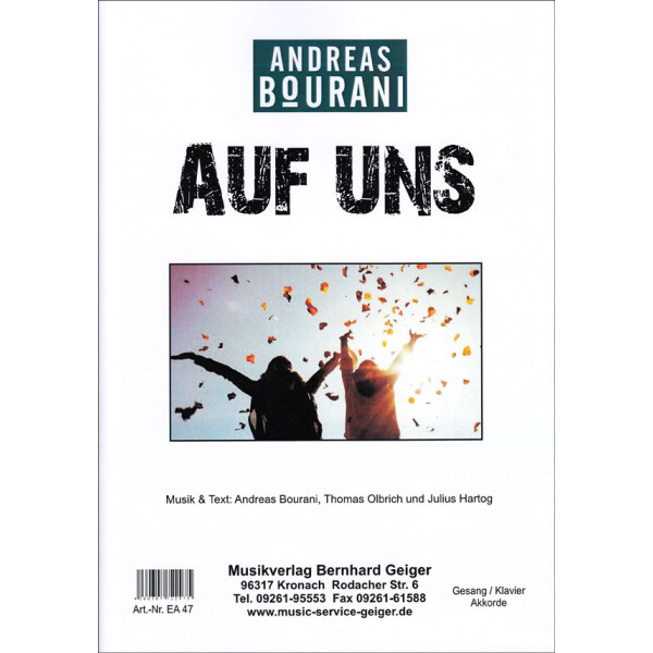 Auf uns - Andreas Bourani (Einzelausgabe)